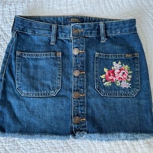 Polo Ralph Lauren Girls Denim Skirt